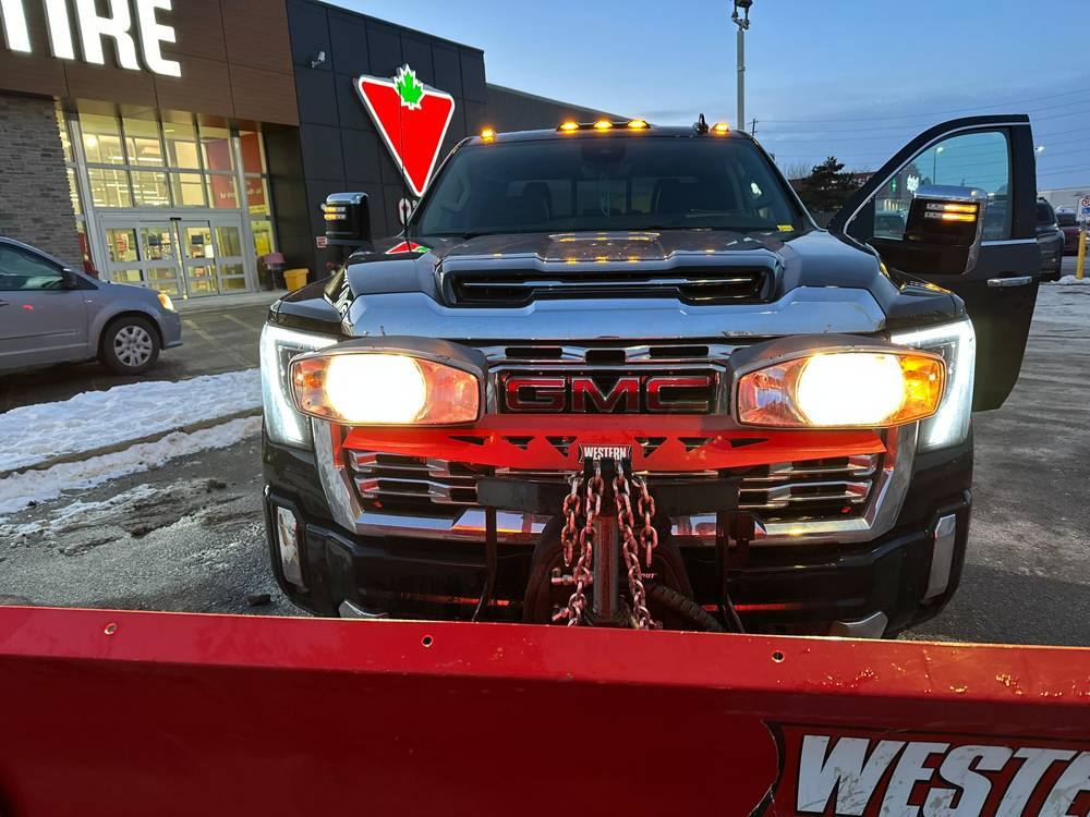 MH Property Services plow truck