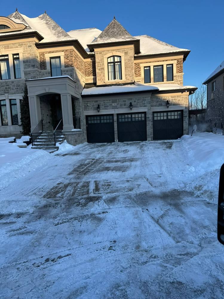 MH Property Services snow removal work