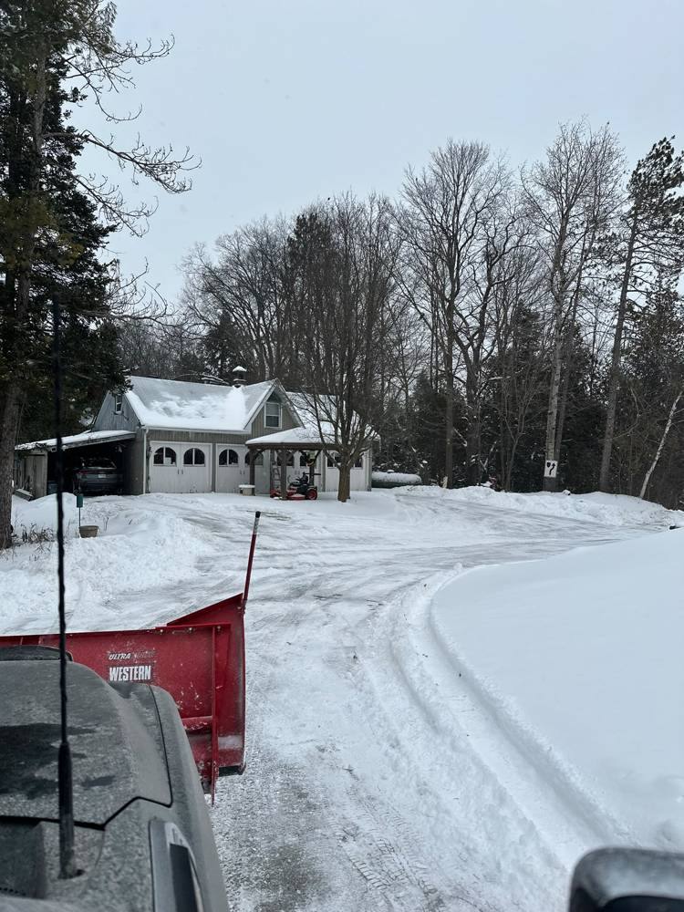 MH Property Services snow removal work