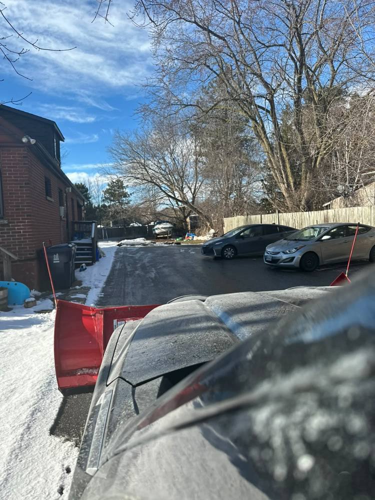MH Property Services snow removal work