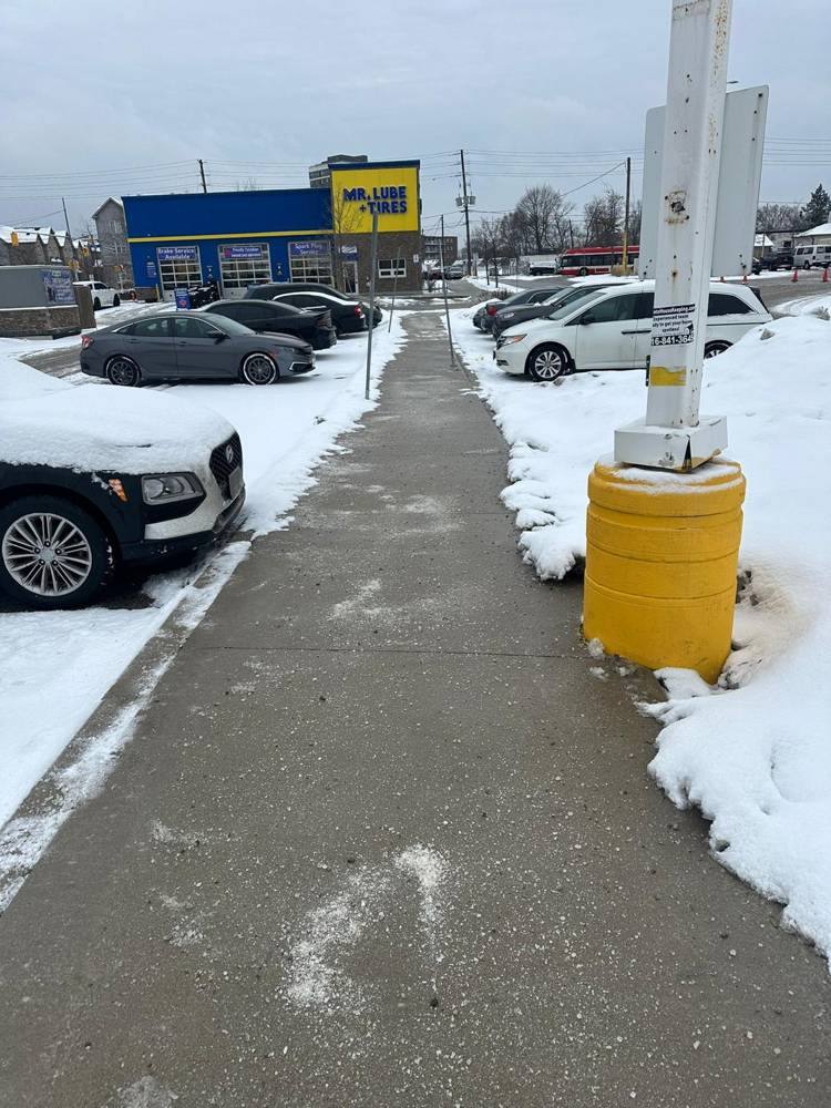 MH Property Services salting and snow clearing