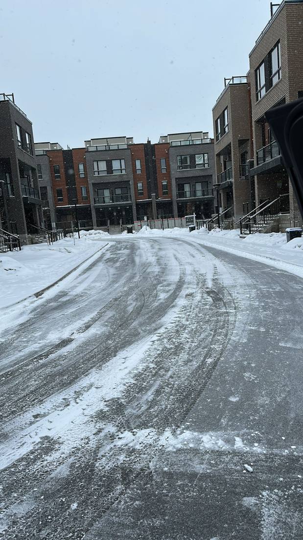 MH Property Services snow removal work